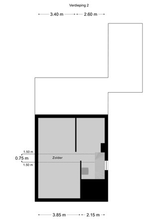 Floorplan - Nachtegaalstraat 3, 6287 AX Eys